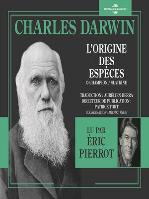 cover image of L'origine des espèces